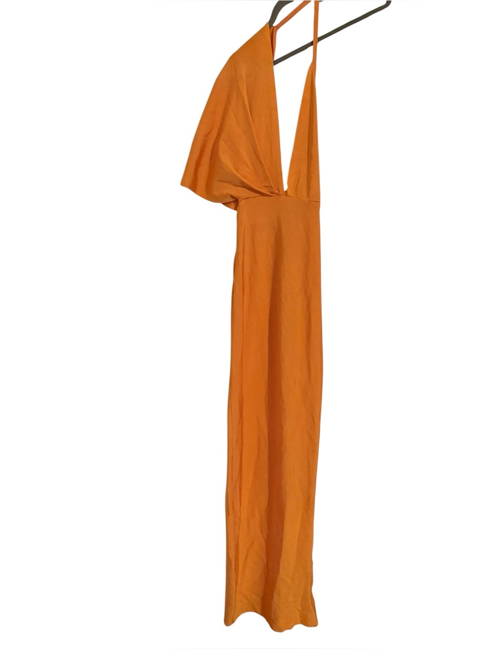 House of CB NWT Orange Ribbed OneShoulder Dress Size Small - Picture 3 of 6